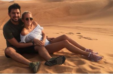 Toni Dalic with his girlfriend Alma Fabulic
